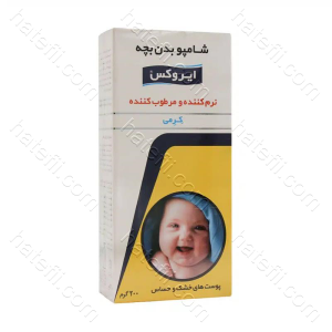 ایروکس شامپو بدن بچه کرمدار 25%