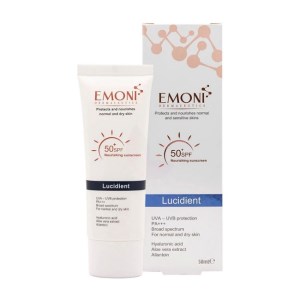 امونی ضدآفتاب بی رنگ خشک