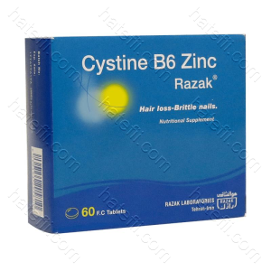 سیستئین ب 6 قرص 60عددی (رازک)